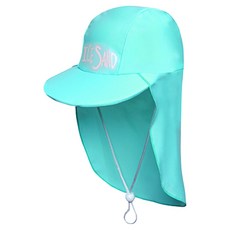 ICE SAND 兒童款UV防曬護頸帽, 02.PLK-002(薄荷綠)