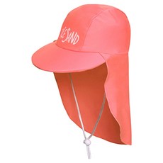 ICE SAND 兒童款UV防曬護頸帽, 05.PLK-005(橘色)