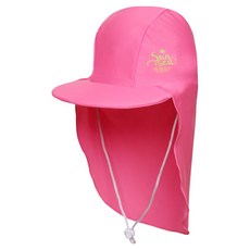ICE SAND 兒童款UV防曬護頸帽, 07.PLK-007(粉紅色)