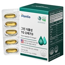 Pantio 綠色植物性TG Omega-3, 1個, 60錠