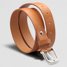 VONIN 義大利牛皮 30毫米 鍍銠緞面 基本款皮帶 NT073TBR