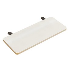 可折疊桌面延伸板 書架/鍵盤滑鼠墊/加大桌面/餐桌/摺疊收納 高承重, 白色, 1個