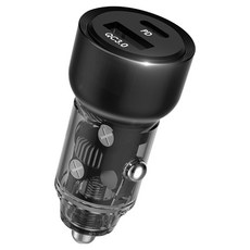 ANBORTEH 安伯特 車用快充 PD + QC3.0 水晶黑, 1個, 2孔