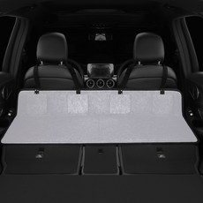 크로니클 차량용 뒷좌석 평탄화 캠핑 접이식 수납 매트 4포인트 M, 그레이, 컨텐츠 참조