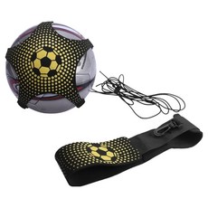 Favolabo 五點支撐升級版足球回彈球訓練腰帶組, 黃色, 1套