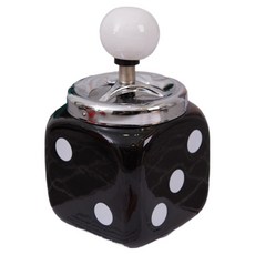 CashyRich 簡約設計防臭煙灰缸 9 x 15.5 cm, 黑色, 1個