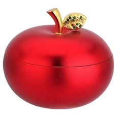 Casrich高級家用辦公室阻隔異味菸灰缸 10.5*9cm, 1個, 紅色