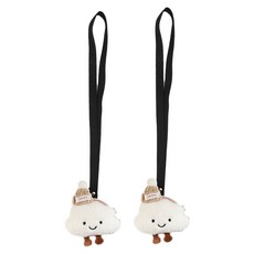 美得像專櫃 車後掛勾, 粉長掛勾卡其帽, 2個