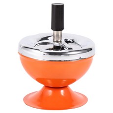 CASHYRICH 便利功能防臭菸灰缸 9 x 12 cm, 1個, 橘色