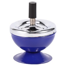 CASHYRICH 便利功能防臭菸灰缸 9 x 12 cm, 1個, 藍色