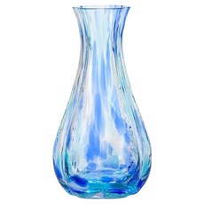 津輕 光Hikari花瓶 藍海, 藍色