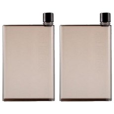 暢銷日韓A5筆記本造型水瓶/水壺, 420ml, 黑色, 2個