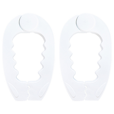 上手家居 無痕強力曬被夾/曬衣夾/防風夾, 2個, 白色