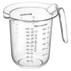 pulsiva 輕巧握柄量杯, 透明色, 1L, 1個