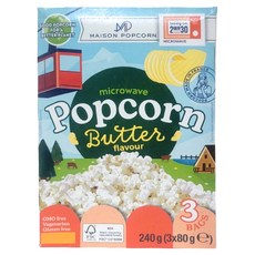 메종팝콘 메종 전자렌지용 버터맛 팝콘, 1개, 240g
