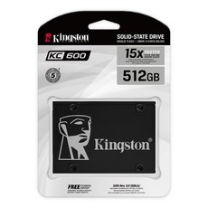 Kingston 金士頓 KC600 2.5吋 SATA3 SSD固態硬碟, 512GB, SKC600