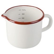 ibili 琺瑯量杯, 1L, 1個, 白色