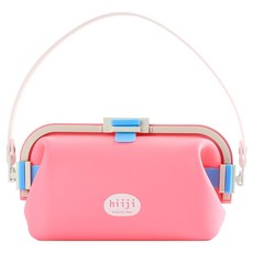 hiiji 矽膠泳袋 果凍盒, 粉紅色