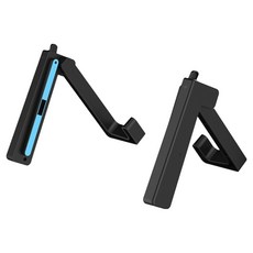 HOHOO 任天堂 Switch 2 桌上型 車用 4段角度調節 多功能支架, 黑色, 1個, 單一商品