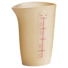 Trudeau 耐熱矽膠量杯, 透明色, 500ml, 1個