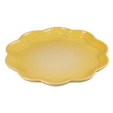 LE CREUSET 蕾絲花邊盤, 溫桲黃, 1個