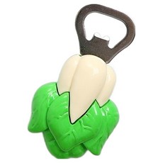 蔬菜系列 磁鐵開瓶器 白菜, 1個, 混合色