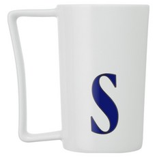다트 콜렉티브 클로시브 메시지 롱머그컵 S 240ml, S 화이트, 1개