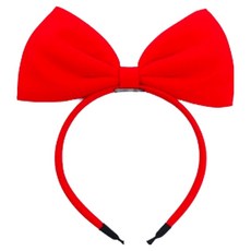 Mimi Party可愛的王蝴蝶結髮箍 迷你蝴蝶結, 紅色, 1個