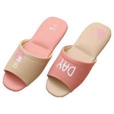 TAY SONG 太松 輕甜馬卡龍室內皮拖鞋, 粉色, 1雙