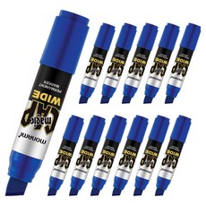 monAmi 寬頭奇異筆, 藍色, 12個