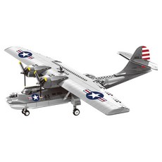 왕지 PBY-5A수상기 호환블럭 5007wg, 혼합색상, 1개