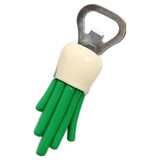 蔬菜系列磁鐵開瓶器 大蔥, 1個, 混合色