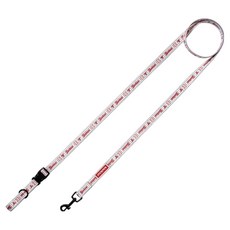 KiniKini 狗狗LG雙子隊正版條紋牽繩, 1個, 白色