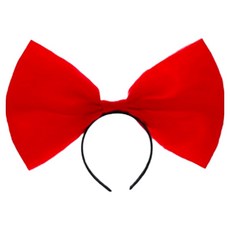 미미파티 귀여운 머리띠, 빅리본 레드, 1개