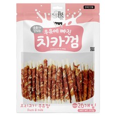 펫어스 강아지 치카껌 간식, 312g, 1개, 혼합맛(우유/오리고기)