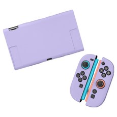 HOHOO Ske 任天堂 Switch 2 TPU 主機 Joy-Con 全包覆保護殼, 1個, 單一商品, 紫色