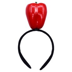 Mii Mii Party 食物 蔬菜 蔬菜 活動 髮箍, 1個, 甜椒