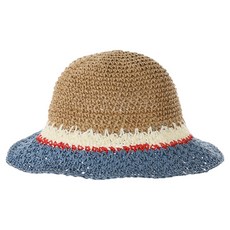 復古撞色夏季草編帽 VBRAC10