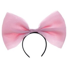 Mii Mii Party 可愛大髮箍, 1個, 大蝴蝶結 粉紅色