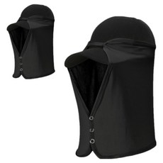 COOLING PICK 臉部防曬面罩, 2個, 黑色