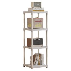 Lala工房 多用途層架 展示架 3層, 1個, 白色