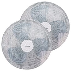 Lumion手指保護電風扇安全網 50cm, 2個, 純白