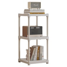 Lala工房 多用途層架展示架 2層, 1個, 白色