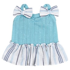 Montier 狗狗雙子連身裙, 1個, 藍色