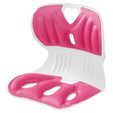 밸류템 인체공학 바른 자세교정 공부 의자 일반, 핑크