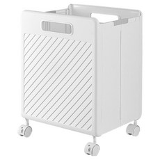 soonZAM 折疊式多功能手提收納籃, 白色