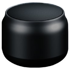 PLEIGO 휴대용 무선 TWS 미니 블루투스 스피커, BS07, 블랙