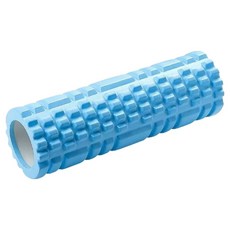 엘쏘 홈트 피트니스 마사지 EVA 요가 릴렉스 스트레칭 폼 롤러, 블루, 1개