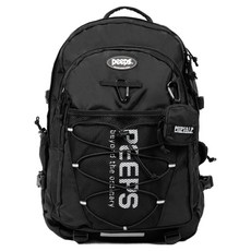 peeps 男女通用 Drift Line 後揹包 + 迷你收納包組合, BLACK