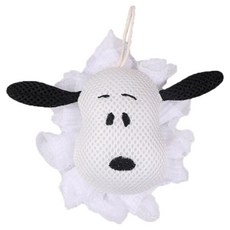 마켓플랜 소프트 퍼피 거품 샤워볼, 화이트, 1개입, 1개